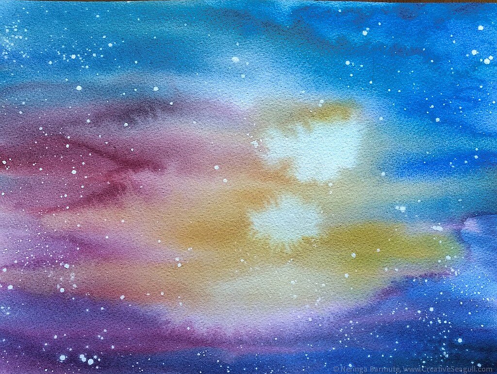 Galaxy painting