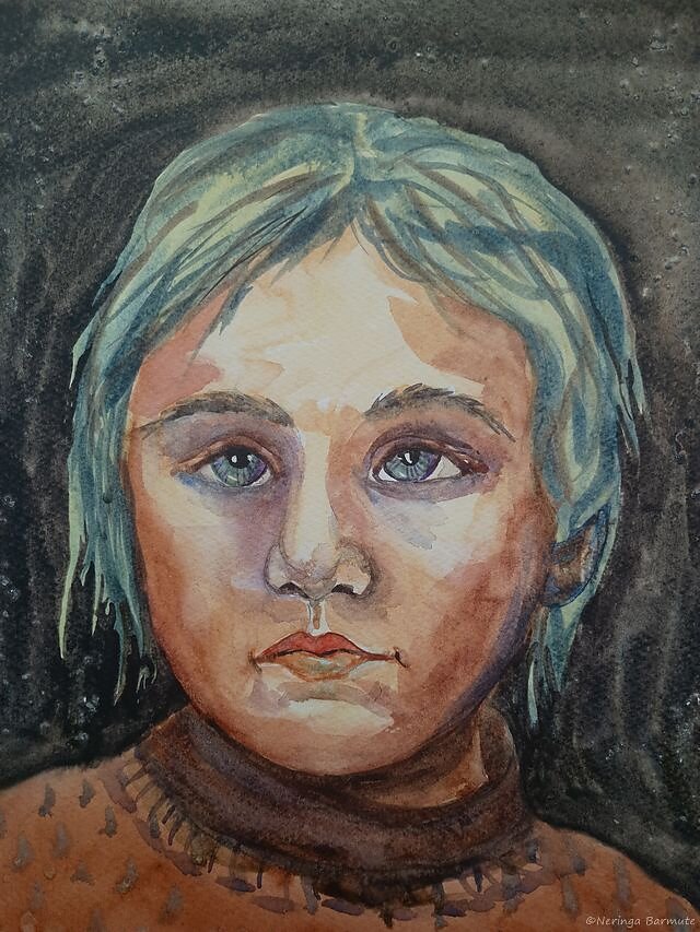 Old-looking child